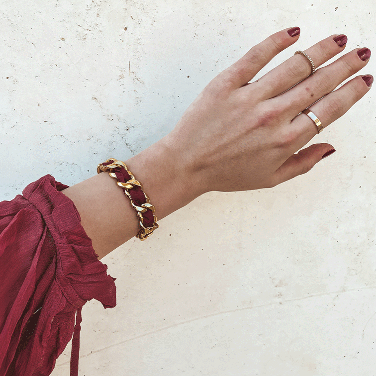 LUXURY AVA DUNKEL ROT